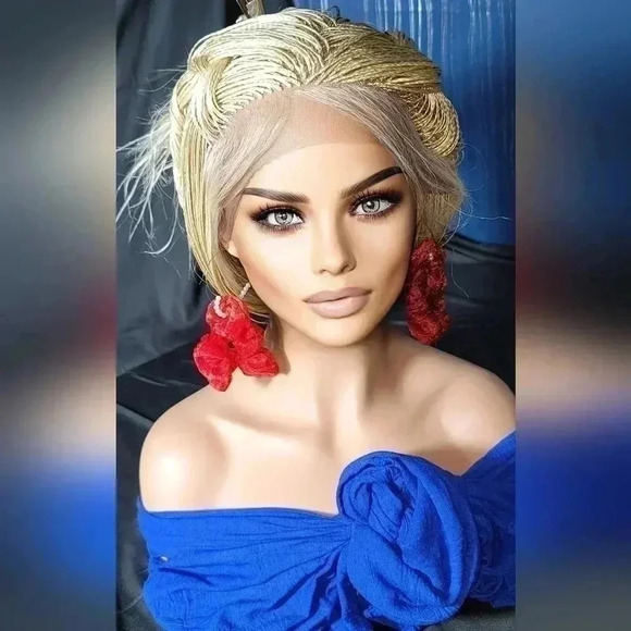 Stunning Style Revolution: 100% Handmade Micro Millions Braided Full Lace Wigs". - Picture 5 of 17